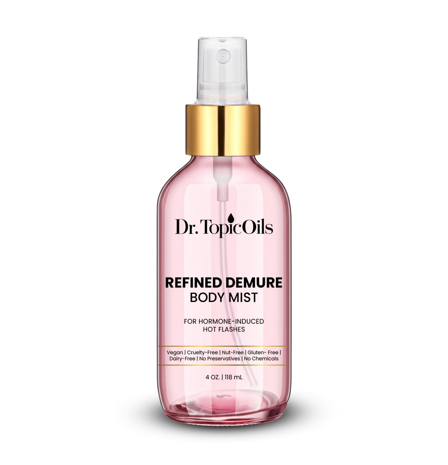 Dr. TopicOils Refined Demure Body Mist For Menopausal Hot Flashes