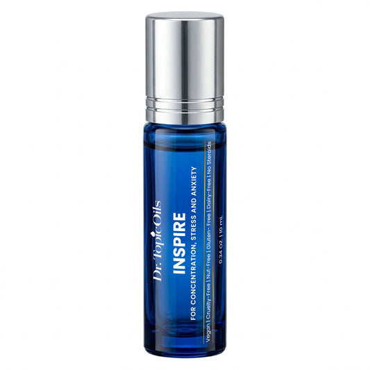 Dr. TopicOils INSPIRE for Anxiety, Concentration and Insomnia (Excellent For Teens)